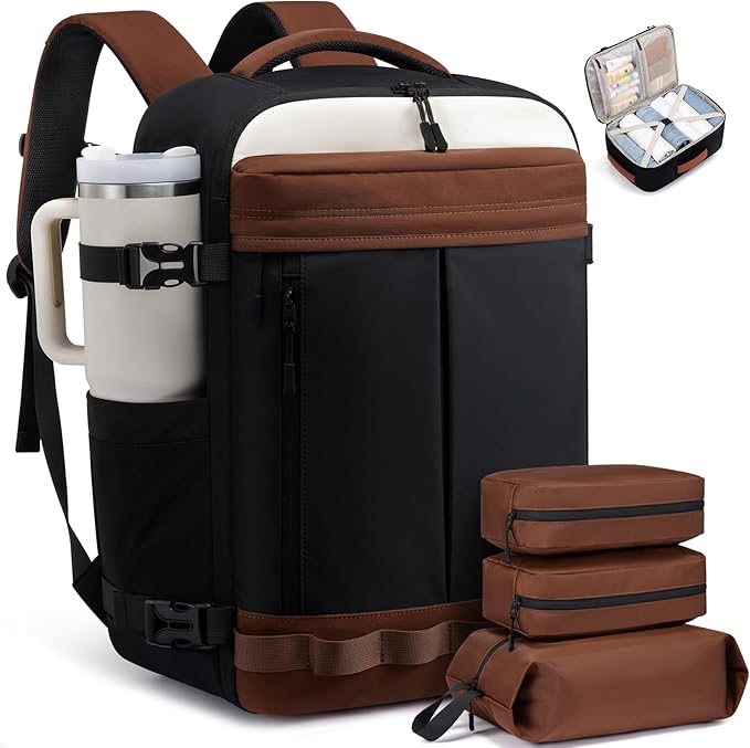 LOVEVOOK 40L Travel Backpack for Women Men, Airline Approved Carry On Luggage by LOVEVOOK