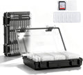 37 Slots Memory Card Case & 37 Transparent Card Cases & 60 Visual Sticky Notes by Micscrew