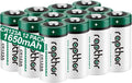 rapthor CR123A Lithium Batteries 3V 12 Pack 1650mAh High Capacity CR123 CR17345 by rapthor