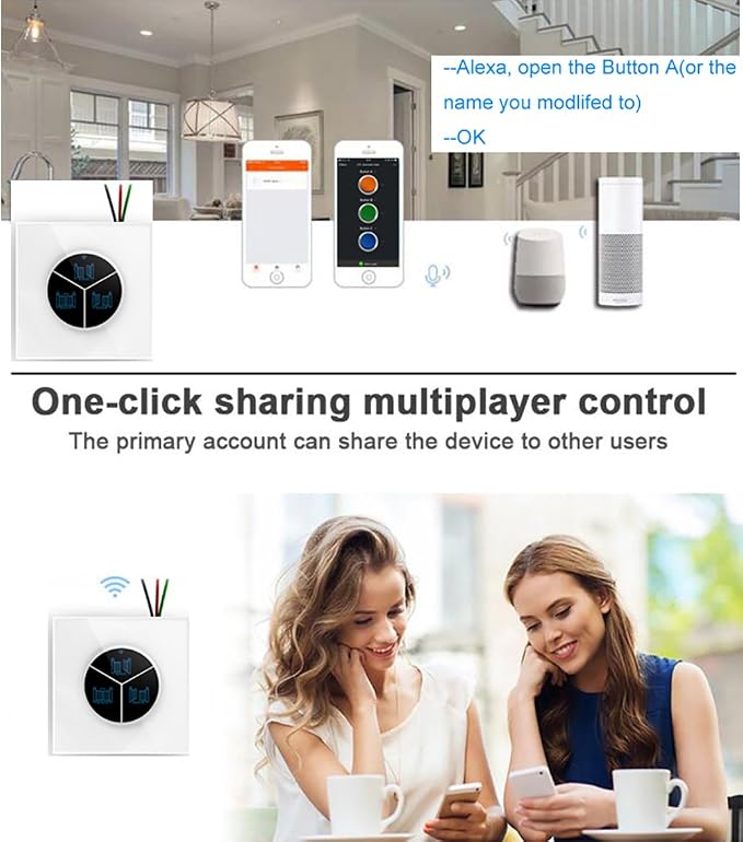Wireless Garage Door Opener Remote WiFi Switch Universal Controlled by - Image 6