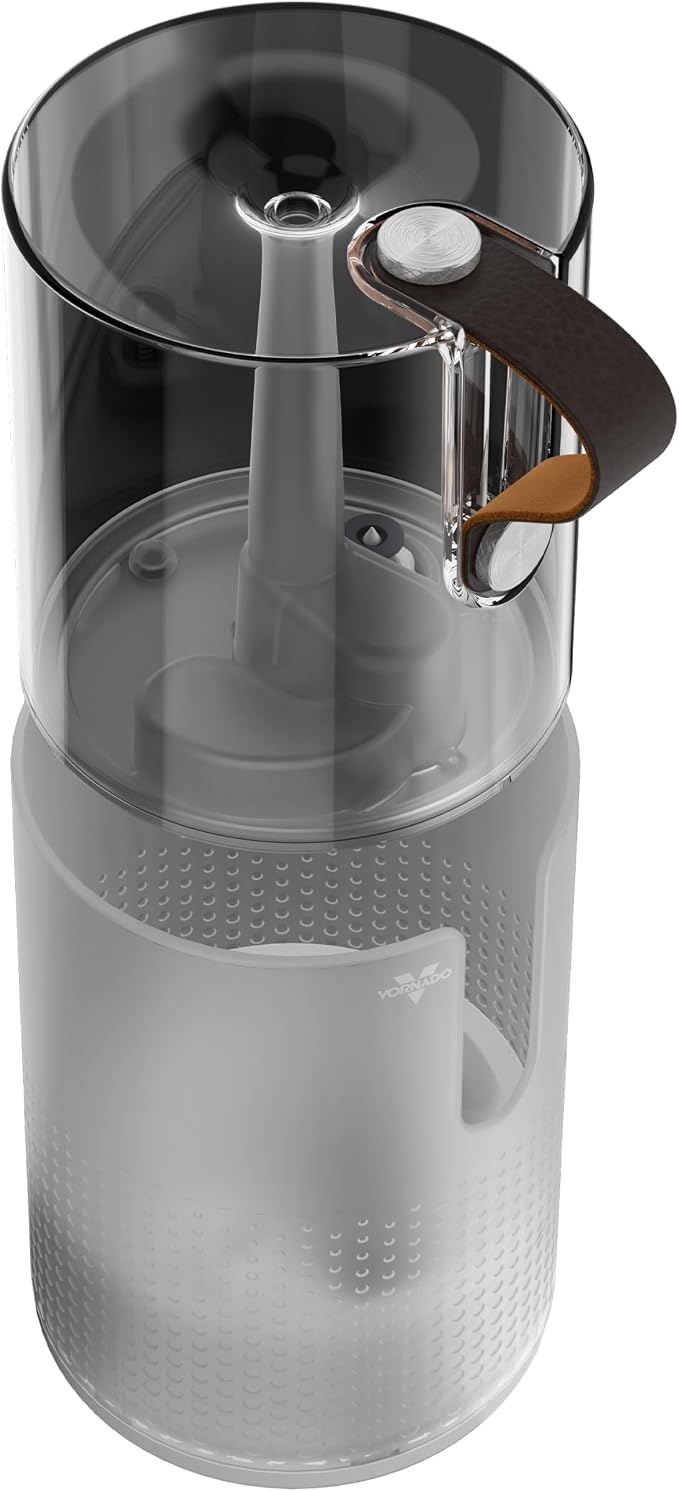 Vornado Votiv 4 Whole Room Ultrasonic Humidifier with Ambient Lighting, 1 Gallon Output, Carry Handle, Simple Refill, Touch Controls, 2 Mist Settings, Humidifier for Bedroom, Translucent White - Image 4