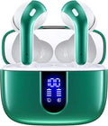 TAGRY Bluetooth Headphones True Wireless Earbuds 60H Playback LED Power Display Earphones with Wireless Charging Case IPX5 Waterproof in-Ear Ear buds with Mic for TV Smart Phone Laptop Computer Sports by TAGRY