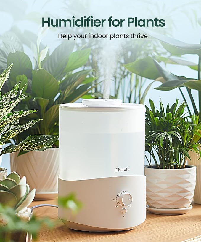 Humidifiers for Bedroom Large Room, 2.5L Cool Mist Humidifier with Essential Oil Diffuser, Top Fill Humidifier for Baby, Home, Plant, Ultrasonic Humidification for whole house, Auto Shut-Off - Image 5