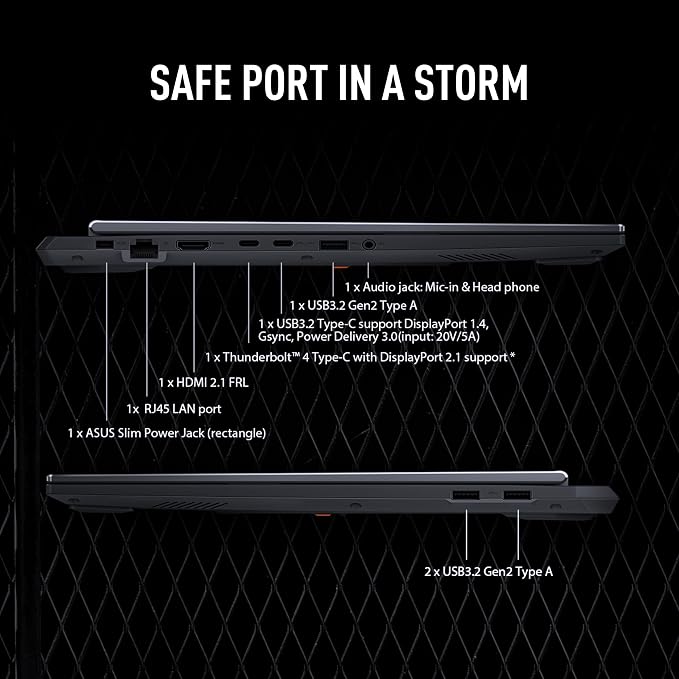 ASUS TUF Gaming F16 (2025) Gaming Laptop, 16” FHD+ 165Hz 16:10 Display, Intel® Core™ i5 Processor 13450HX, NVIDIA® GeForce RTX™ 5050, 16GB DDR5, 512GB PCIe Gen4 SSD, Wi-Fi 6E, Win 11 Home - Image 2