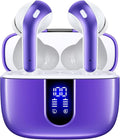 TAGRY Bluetooth Headphones True Wireless Earbuds 60H Playback LED Power Display Earphones with Wireless Charging Case IPX5 Waterproof in-Ear Ear buds with Mic for TV Smart Phone Laptop Computer Sports by TAGRY