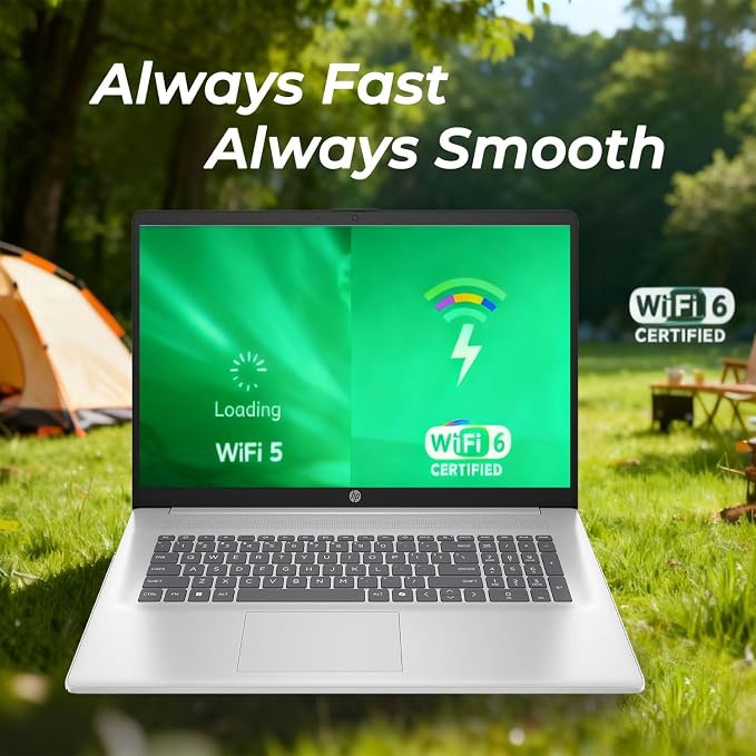 HP 17 inch Business Laptop • 2026 Edition • Latest AMD Ryzen 5 CPU • 16GB RAM - 512GB SSD - 17.3" FHD Display • Copilot + • Long Battery Life • Windows 11 with Office 365 for The Web - Image 9