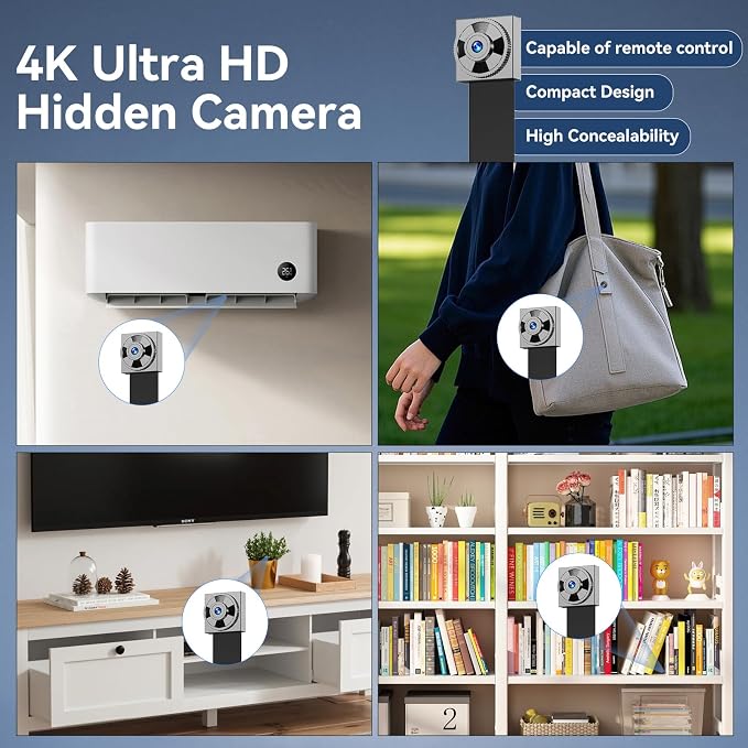 Real Full-4K-HD-Mini-Camera, DIY Module Tiny Wireless Remote Control Nanny - Image 4