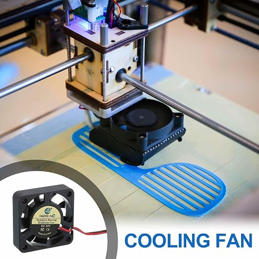 MECCANIXITY 4010 Fan 40mm x 10mm 1-3/5 Inch 24V Small Plastic Cooling Fan 2 Pin - Image 5