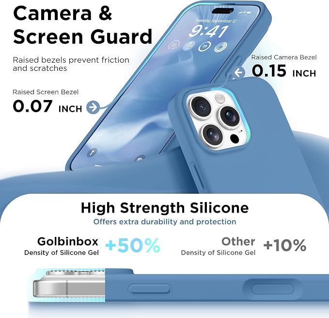 GolbinBox Magnetic for iPhone 16 Pro Max Case, Compatible - Image 5