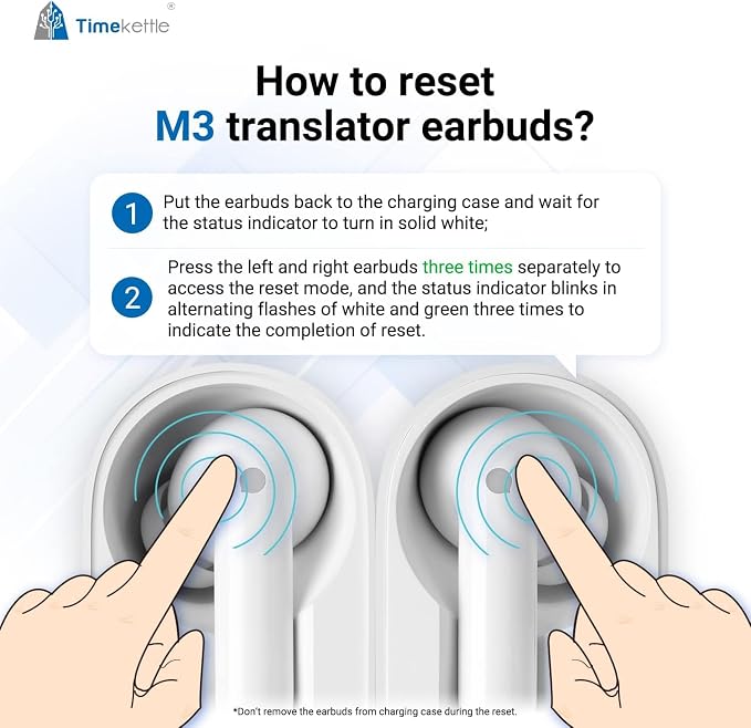 Timekettle M3 3 in 1 Language Translation Earbuds, 43 Languages & 96 Accents - Image 8