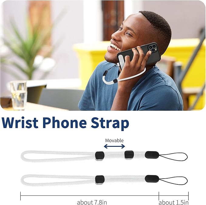 CACOE Phone Lanyard 2 Pcs-1 Pcs Adjustable Neck Strap, 2 Pads, Universal - Image 4