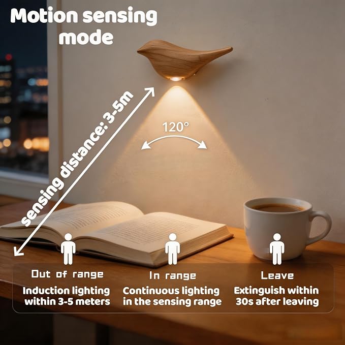 Cute Bird Night Light: Motion Sensor Lights Indoor - Image 6