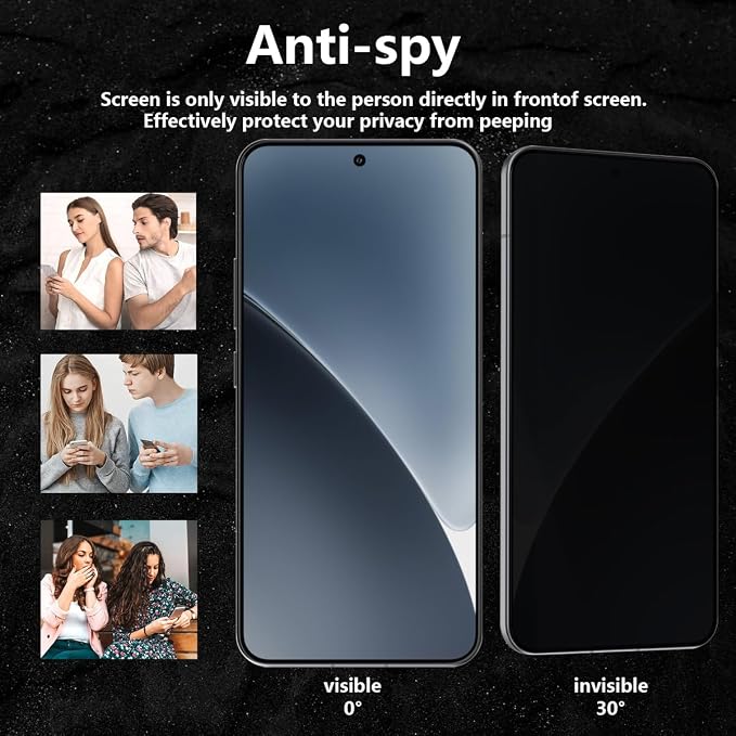 1 Pack for Xiaomi 15 Pro Privacy Screen Protector - Image 9