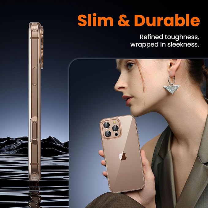 toushion 3 in 1 for iPhone 16 Pro Case Clear, Screen Protector *1 & Camera Lens - Image 6
