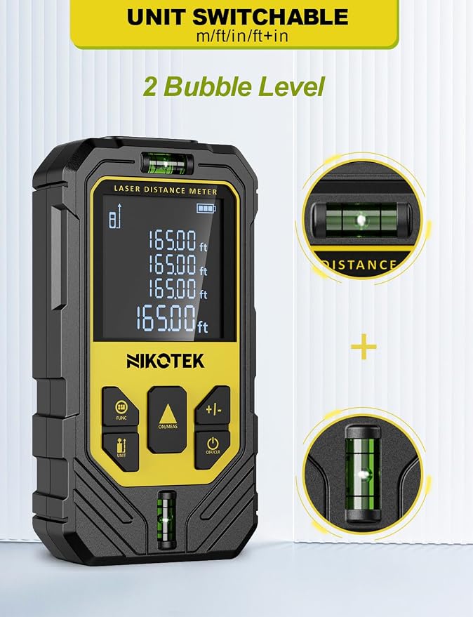 Laser Measure, NIKOTEK Laser Distance Meter - Image 4