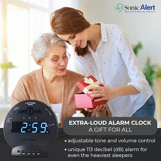 Sonic Alert Sonic Bomb Dual Alarm Clock - Image 6