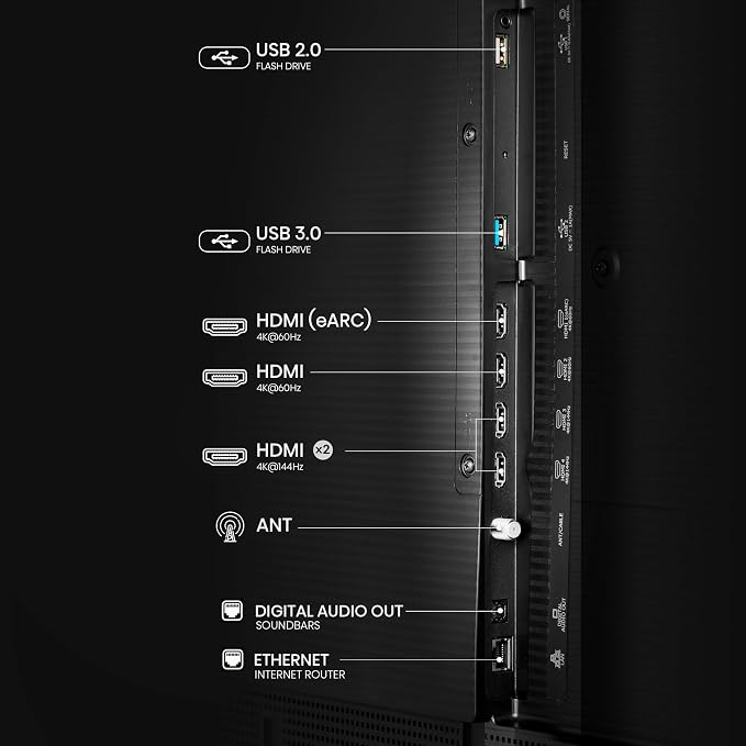 Hisense 75-Inch Class QLED 4K S7N CanvasTV Series Dolby Vision HDR Google Smart TV (75S7N) - 144Hz, Art Mode, Anti-Glare Panel, Hi-Matte Display, UltraSlim Wall Mount & Frame Included - Image 15