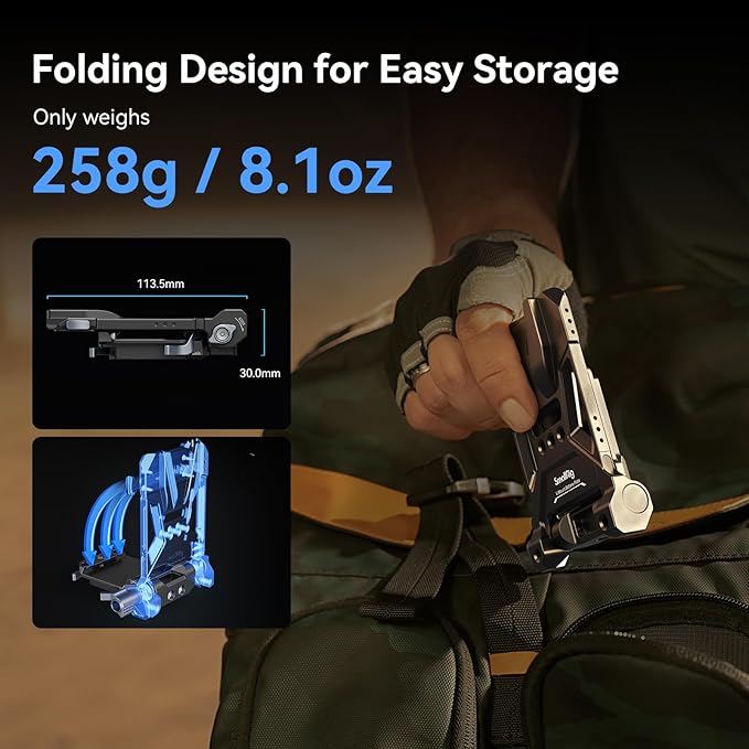 SMALLRIG Foldable V Mount Battery Plate - Image 7