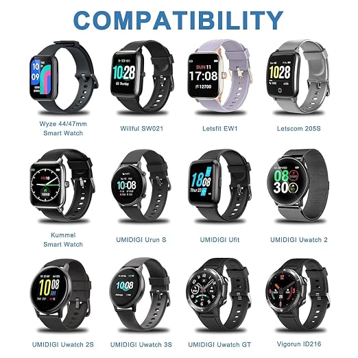 Vancle 2 Pack VeryFit Smartwatch Charger Cable, Magnetic USB Charging Cable - Image 2