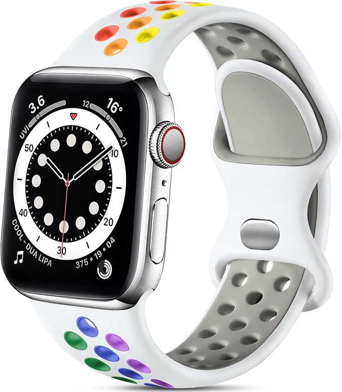 Lerobo Compatible with Apple Watch Band Series 9 41mm SE 40mm 38mm 42mm Soft - Image 9