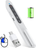 Air Mouse Clicker for Presentation Rechargeable Presenter Clicker Remote for by HEYLACOOLX