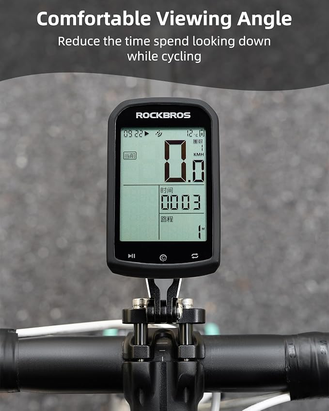 ROCKBROS Bike Computer Mount Out-Front Aluminum Integrated Bicycle Cycling - Image 4