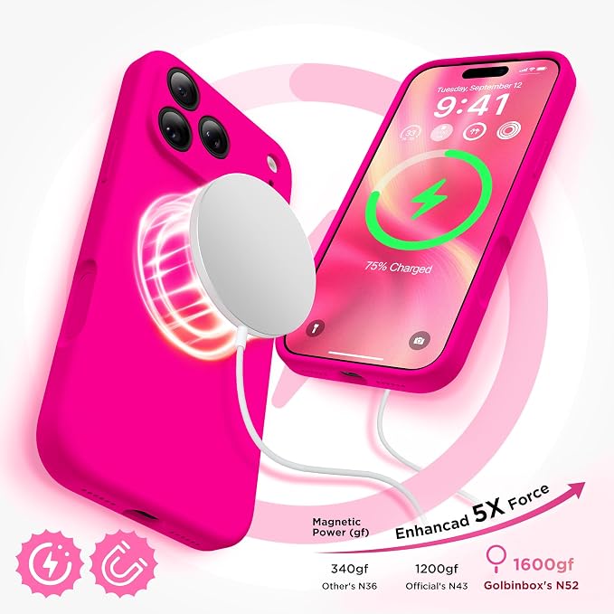 GolbinBox Magnetic for iPhone 17 Pro Max Case, Compatible - Image 5