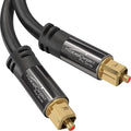 TOSLINK – Optical Audio Cable – 50ft – Designed in Germany – Fiber Optic Cable by Kabeldirekt