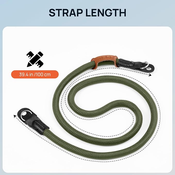 MoKo Camera Strap, 100cm Neck & Shoulder Rope Camera Straps - Image 6