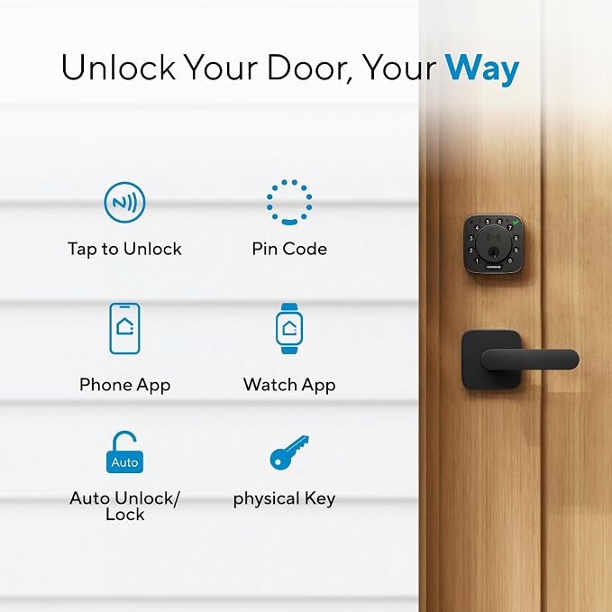 ULTRALOQ Bolt NFC Smart Lock, Tap to Unlock - Image 3