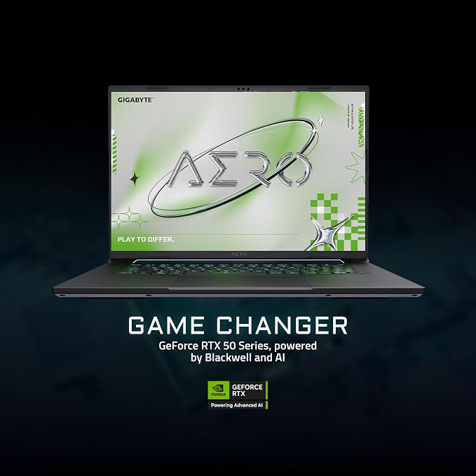 GIGABYTE AERO X16, Copilot+ PC - 165Hz 2560x1600 WQXGA - NVIDIA GeForce RTX 5070 - AMD Ryzen AI 7 350-1TB SSD with 32GB DDR5 RAM - Windows 11 Home - Lunar White - Image 5
