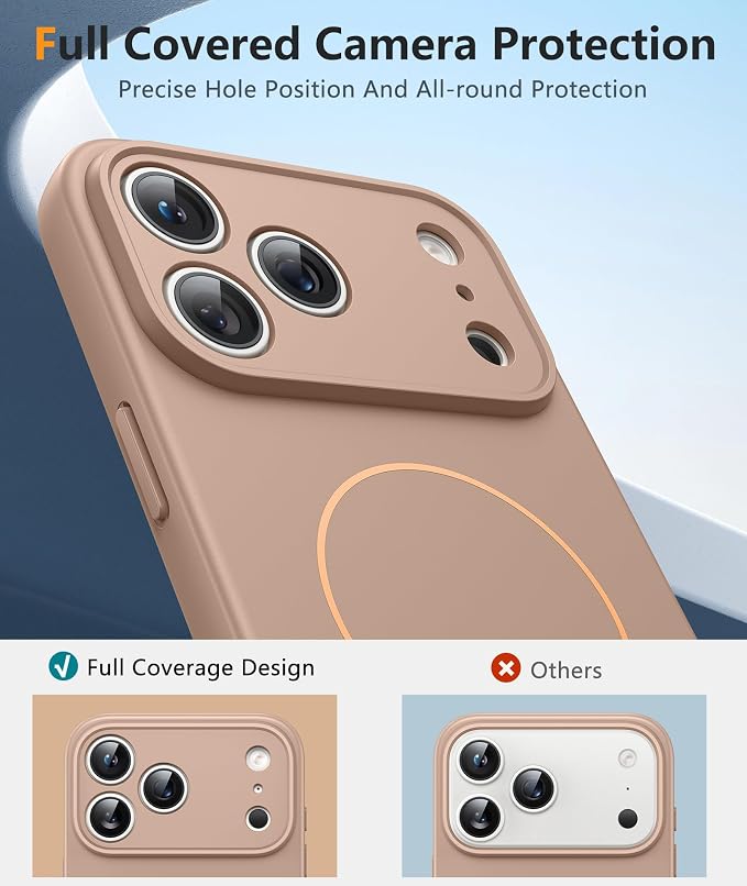 FNTCASE for iPhone 17 Pro Case: Integrated Silicone Phone Cases - Image 4