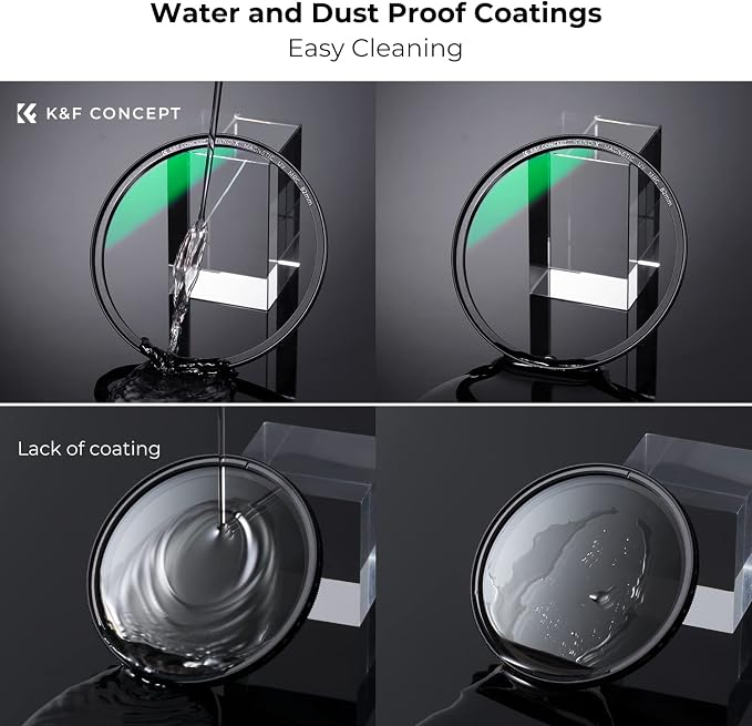 K&F CONCEPT 77mm Magnetic MC UV Lens Protection Filter + Lens Filter Cap - Image 7