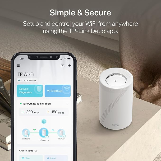 TP-Link Deco 7 Pro BE17000 Tri-Band Wi-Fi 7 Whole Home Mesh System | 9-Stream - Image 7