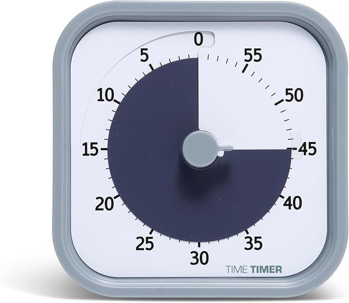 Time Timer MOD 60-Minute Visual Timer, Home Edition, Silent Operation, Study by TimeTimer