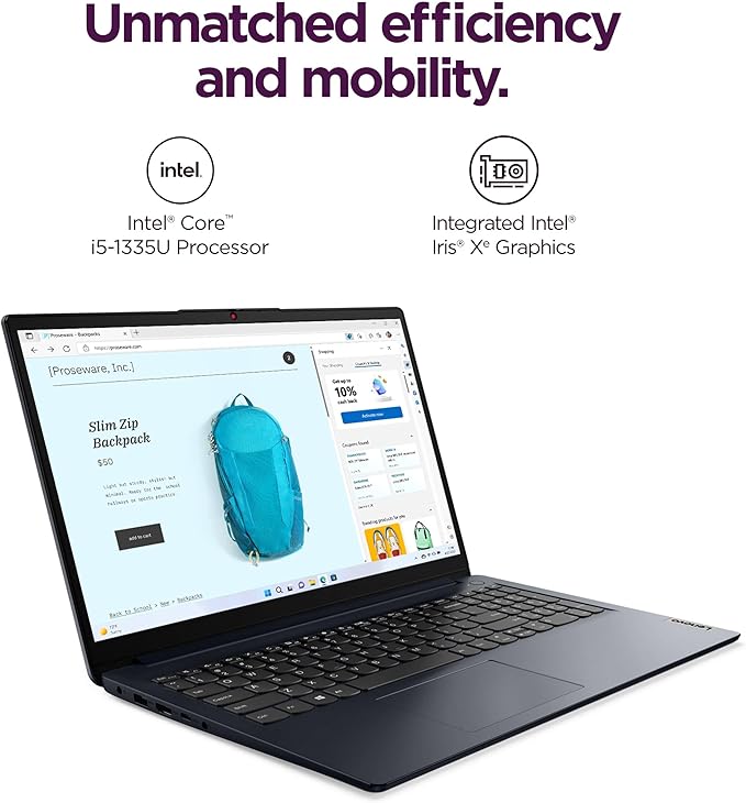 Lenovo Laptop, 15.6" FHD Touchscreen, Intel i5-1335U, 16GB RAM, 1TB SSD | up to 4.60 GHz, WiFi 6, HUB Docking Station, Long Battery Life, Windows 11 Home, 2026 Edition for Home Business - Image 3