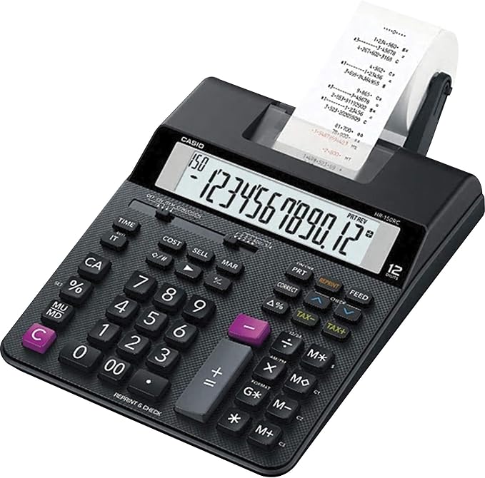 Casio HR-200RC – Desktop Printing Calculator by Casio