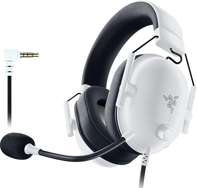 Razer BlackShark V2 X Wired Xbox Gaming Headset, White | 50mm Drivers, Cardioid Mic, Lightweight, Comfortable Noise Isolating Earcups, For Xbox Series X, Series S, PS5, PC, Switch - Image 8