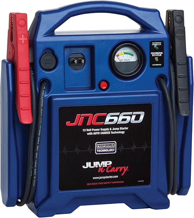 Clore Automotive Jump-N-Carry JNC660 1700 Peak Amp 12 Volt Jump Starter , Blue by CloreAutomotive