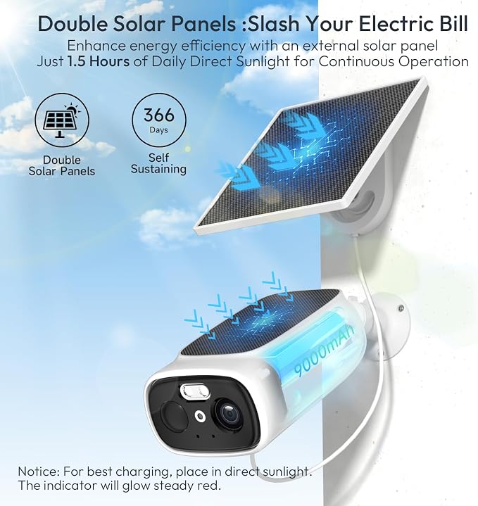 2.4G/5G WiFi Camera for Home Security - Image 2