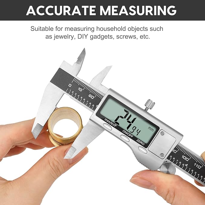 Digital Caliper Measuring Tool, 6 Inch Caliper Tool - Image 2