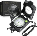Anbte Compass Hiking Survival, IP65 Waterproof Metal Compass by Anbte