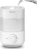 LEVOIT Top Fill Humidifiers for Bedroom, 2.5L Tank for Large Room, Easy to Fill & Clean, 28dB Quiet Cool Mist Air Humidifier for Home Baby Nursery & Plants, Auto Shut-off for Safety, 25H by Levoit