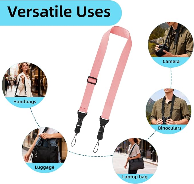 Adjustable Camera Strap Neck:Comfortable iPad Strap Nylon Neck Lanyard - Image 8