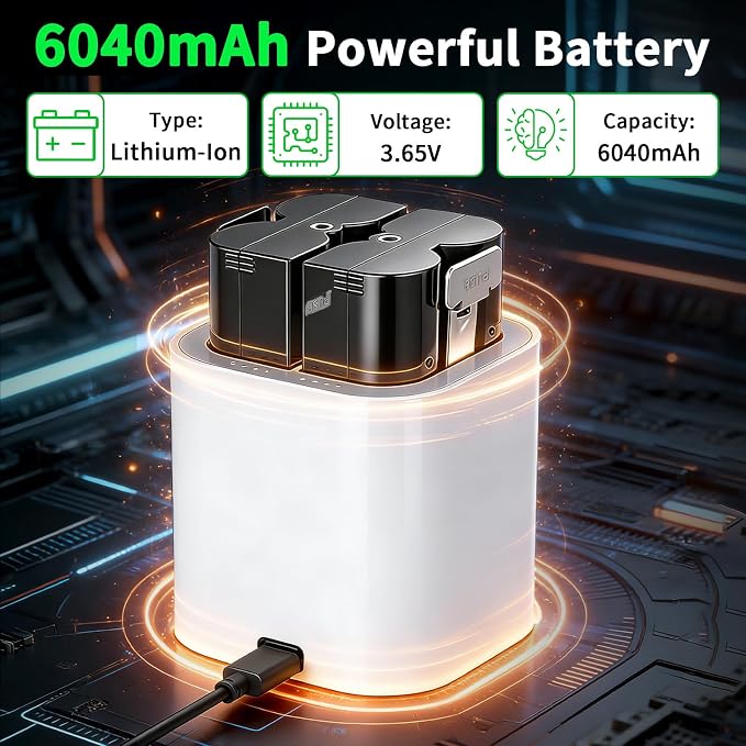 2-Pack 6040mAh Replacement Battery - Image 2
