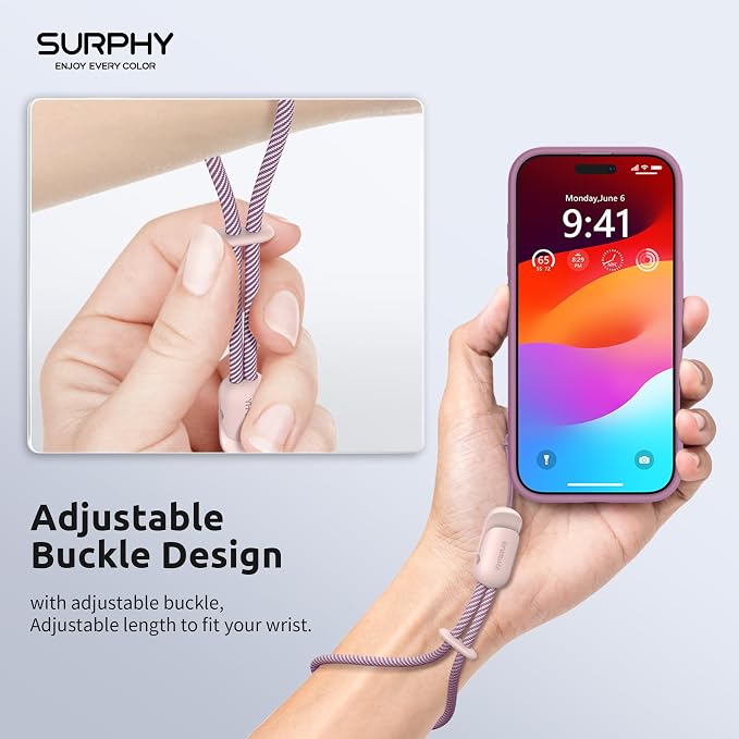 SURPHY 2 Pack Phone Lanyard for Cellphone Case, Phone Wrist Strap for Case - Image 3