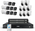 ZOSI 32CH 4K PoE Security Camera System, 16 x 8MP Full Color Night Vision by ZOSI