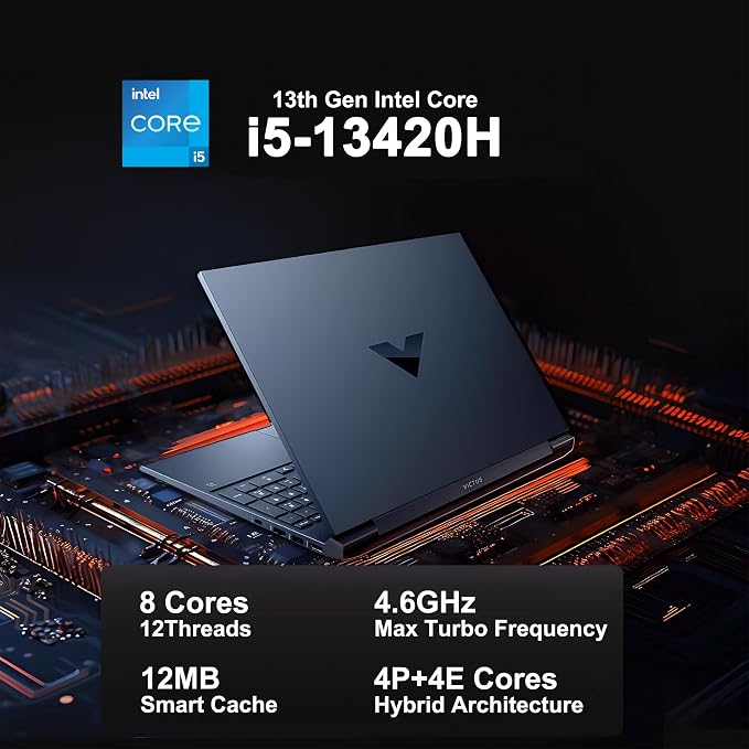 HP Victus 15 Gaming Laptop 15.6" FHD IPS 144Hz Intel 8-core i5-13420H (>i7-12650H) 16GB RAM 2TB SSD GeForce RTX 4050 Backlit Type-C DTS:X Ultra Wi-Fi 6 Win11 ICP Hub - Image 4