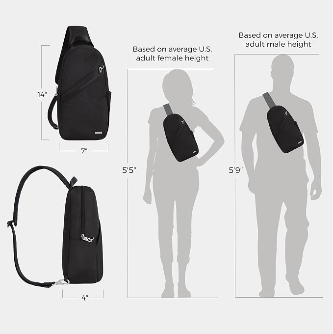 Travelon Anti-Theft Classic Sling Bag - Image 5