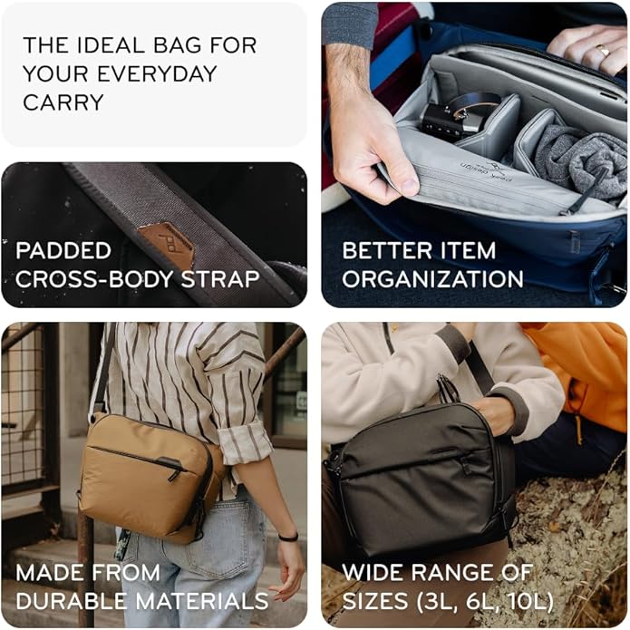 Peak Design Everyday Sling 6L, Padded Adjustable Shoulder Strap - Image 4